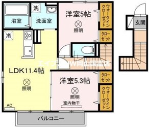 エマーブルＭ'ｃの物件間取画像